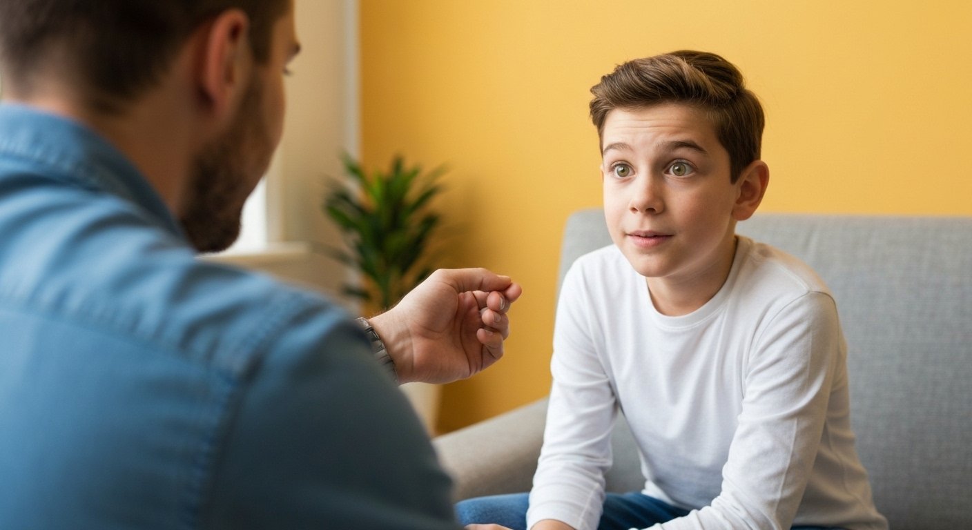 Cão observando tutor com curiosidade