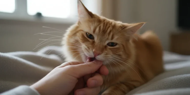 gato mordendo durante o carinho: entenda a "mordida de amor" e seus sinais de alerta