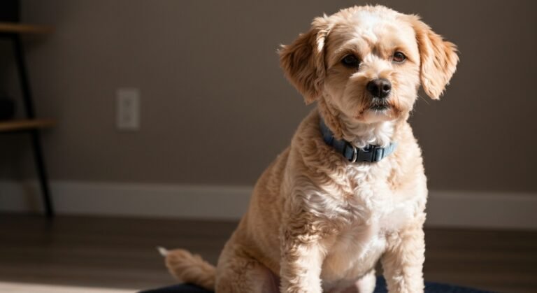 Cachorro se coçando muito, mas sem pulgas visíveis.