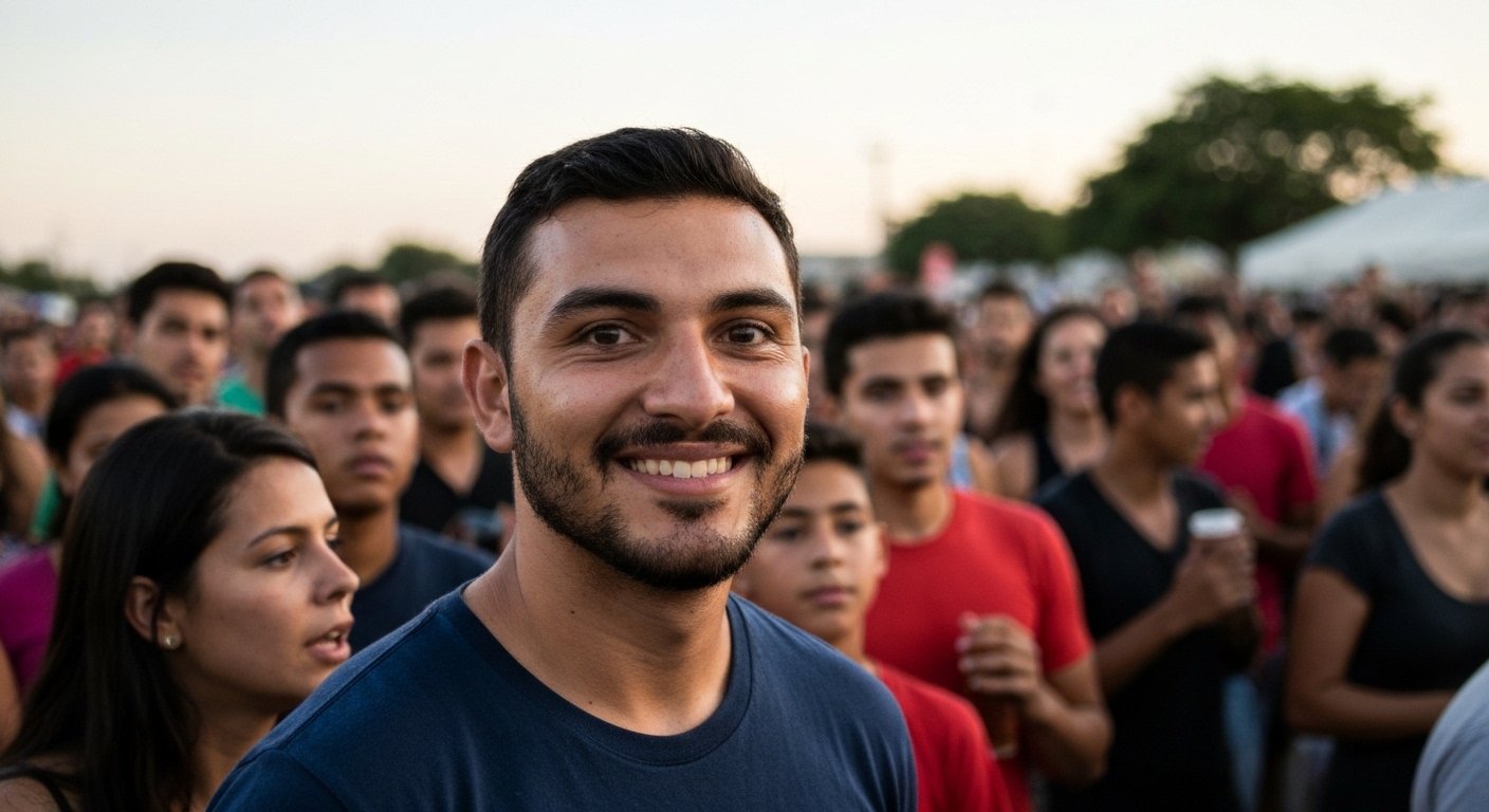 Cão expressando ansiedade durante um evento de Carnaval barulhento