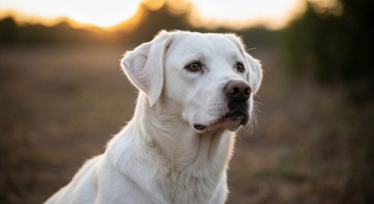 Cão da raça Billy em ambiente natural
