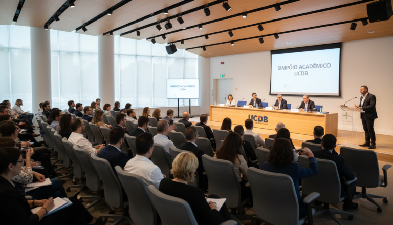 Auditório da UCDB durante o Simpósio de Saúde Única